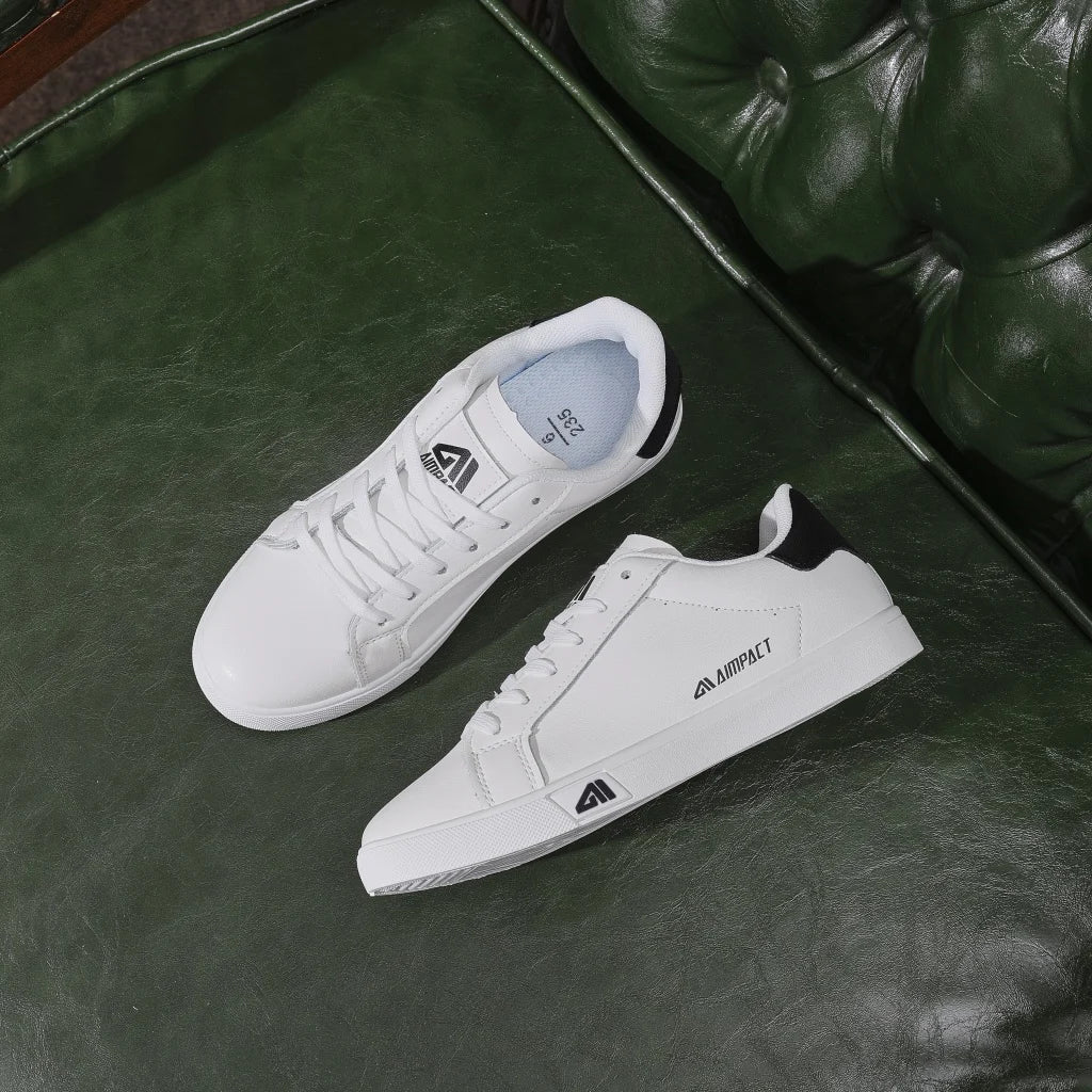 Women's High-Top Platform Sneakers w/Vulcanized Sole White Casual Sport Shoes/for A/W Seasons Streetwear & Daily Use Fashion