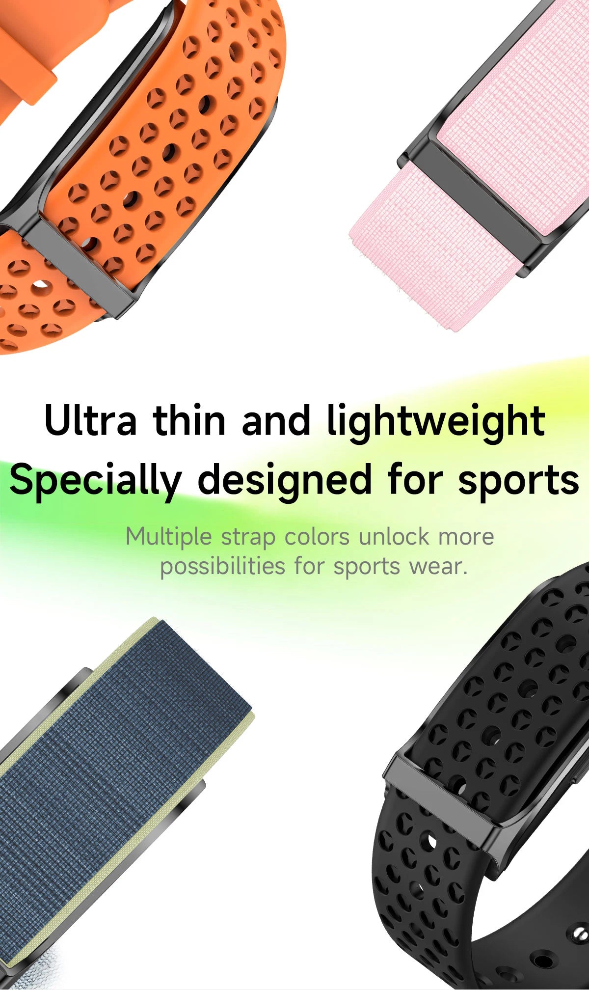 LIGE New No screen Smart Watch 20-day Ultra-long Use Time 24hours Blood Oxygen/Blood Pressure Monitoring Sports Smart Bracelet