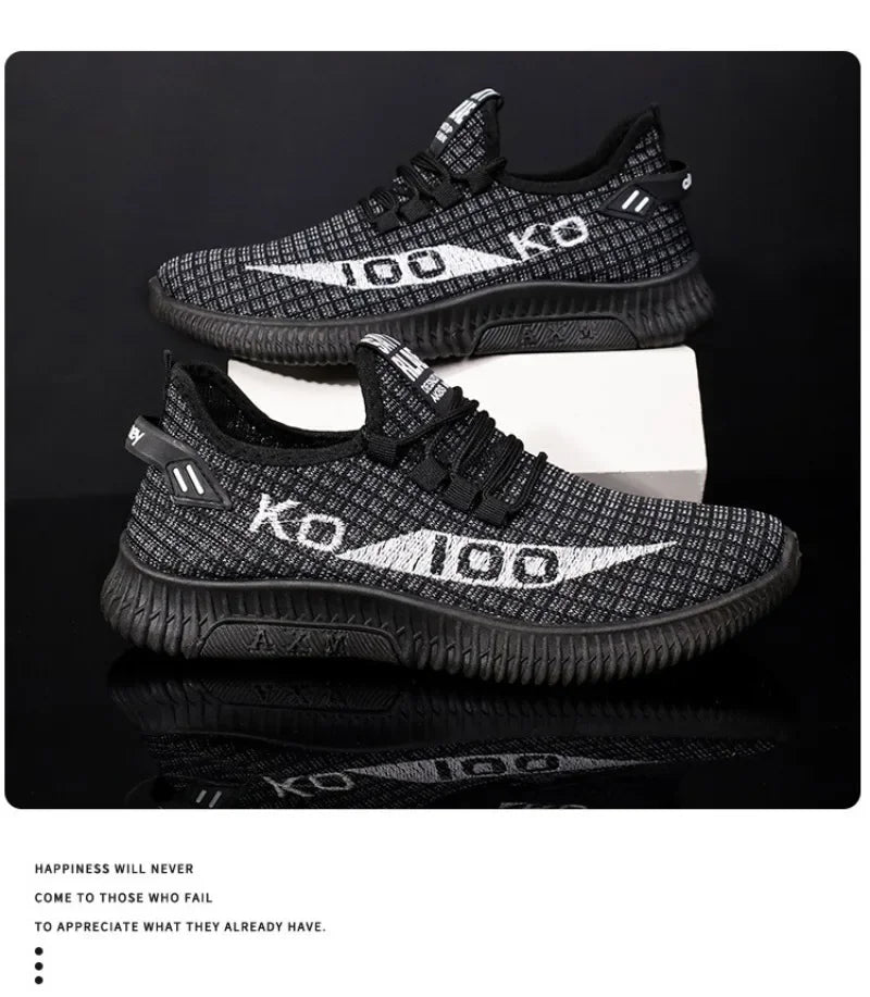 Breathable Mesh Sneakers Comfortable Casual Sport Shoes Fashion Shoes/Lightweight Deodorant Outdoors Shoes Plus Size 39-44