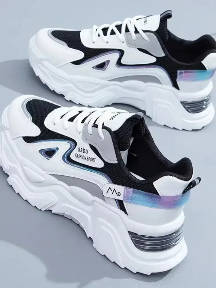 2025 Sneakers Women Platform Flat Shoes Woman Shoes/Casual Trainers Ladies Chunky Sneakers Women Shoes