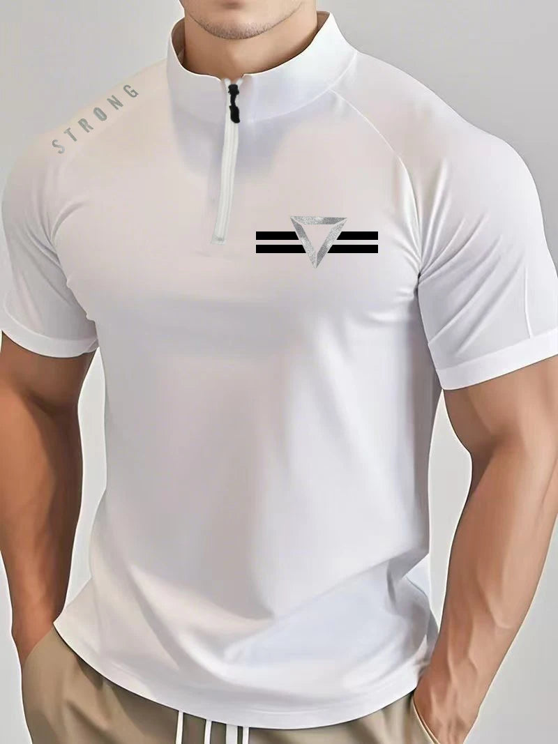 Men's T-shirt A New Fashion Trend For Fitness And Sports/Round-neck T-shirt Simple And Versatile Summer Casual Short-sleeved