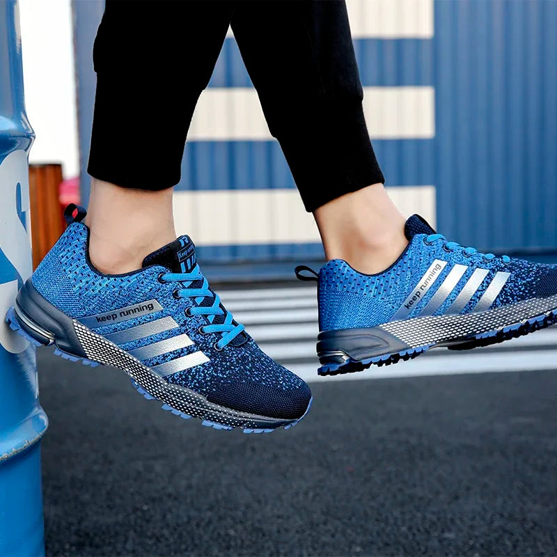 New men's flying mesh surface spring summer breathable/casual sports shoes flat vulcanized couple running