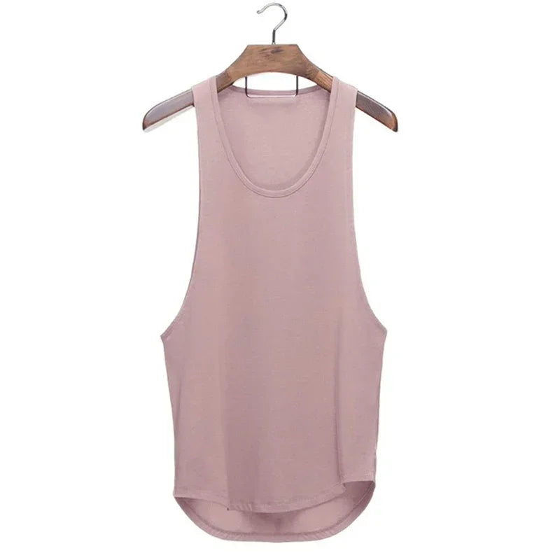 Fitness clothing blank sleeveless shirt men's gym stringer tank top bodybuilding/tank top men sportwear undershirt