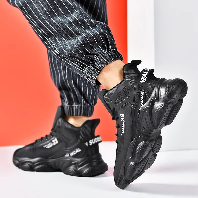 Men's running shoes, comfortable and lightweight walking shoes/running exercise casual sports shoes