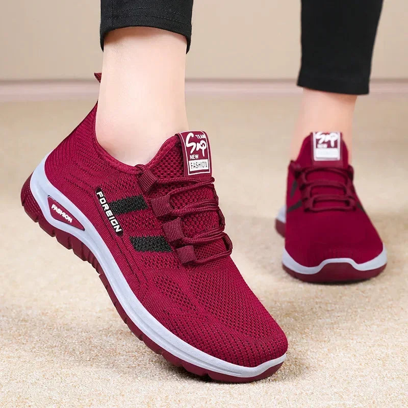 Spring Fashion Women's Shoes High quality Anti slip and Wear resistant/Sports Shoes Mesh Breathable Walking Shoes Designer
