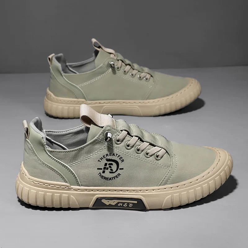 Summer canvas shoes for men trendy sneakers for men/casual thin style breathable lazy one-piece anti-odor