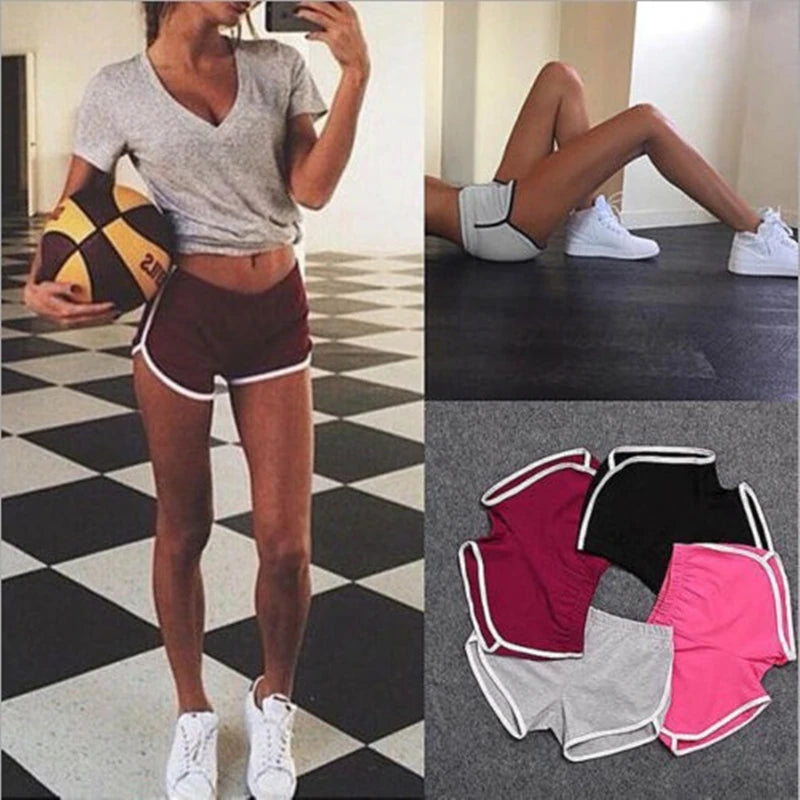Summer Exercise Gym Shorts Women Yoga Shorts Professional Sports/Running Black Workout Black Training Shorts