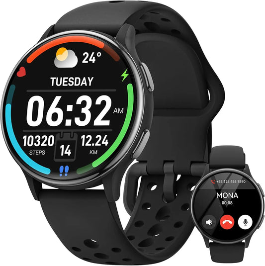 Smart Watches for Women [400+Watch Faces/Calls/Female Health/1.27" Fitness Tracker Smartwatch for iPhone & Android