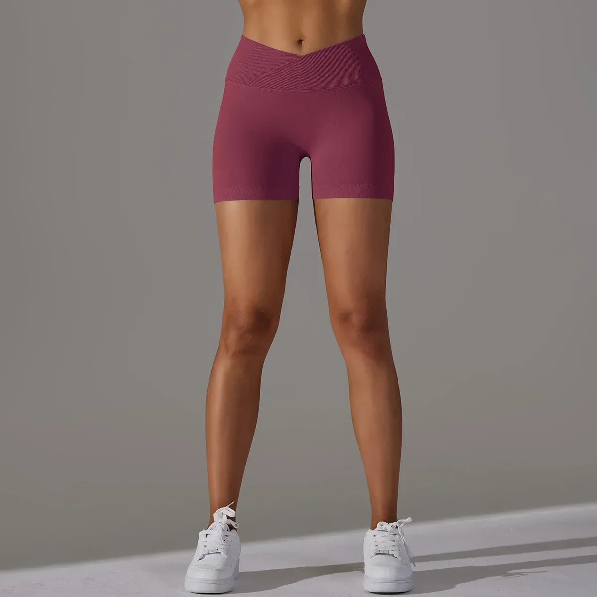 Women High Waist Workout Fitness Yoga Shorts Gym Push Up/Yoga Leggings Scrunch Butt Seamless Sports Shorts