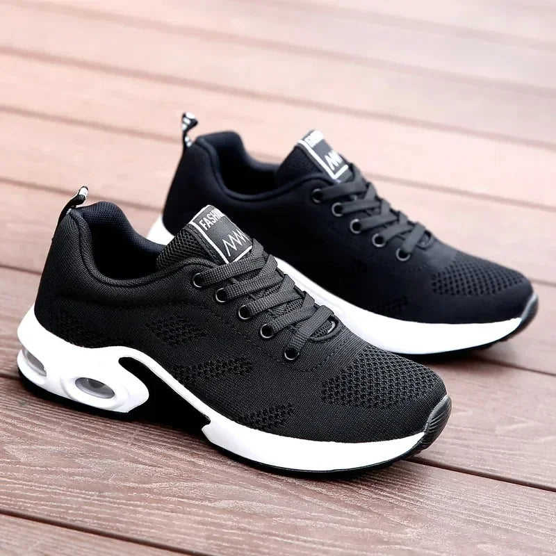 Summer Women Sneakers Outdoor Running Air Cushion Sport Shoes/Increase Height Breathable Walk Shoes