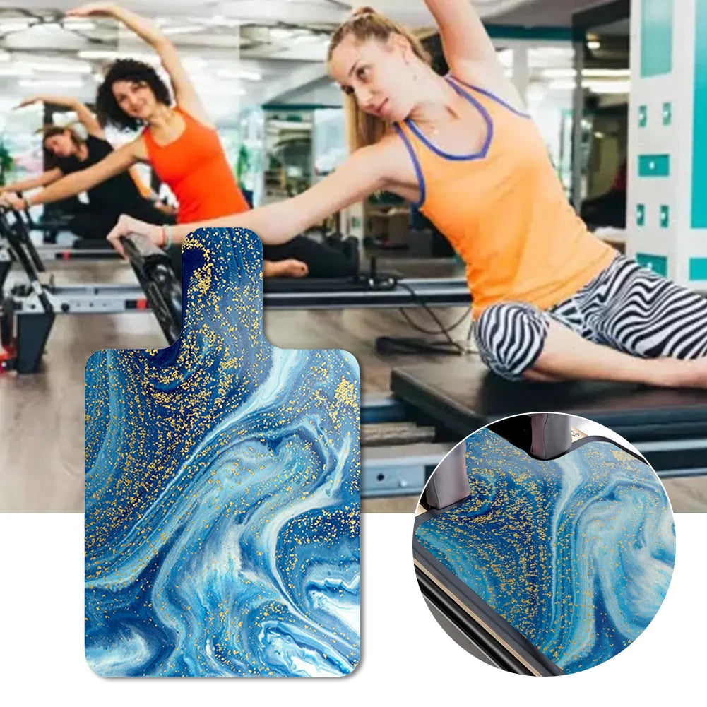 Pilates Reformer Mat Sweat Absorbent Pilates Suede Rubber Yoga Mat/Non-Slip Fitness Gym Mat Portable for Balance Training