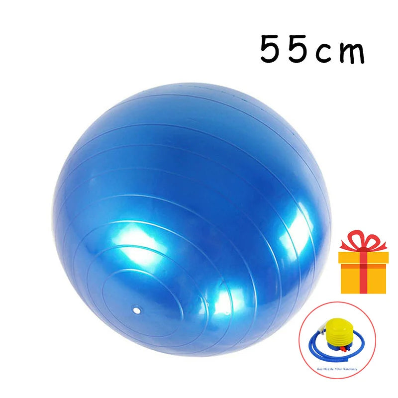 PVC Fitness Balls Yoga Ball Thickened Explosion-proof Exercise Home Gym/Pilates Equipment Balance Ball 45cm/55cm/65cm/75cm/85cm