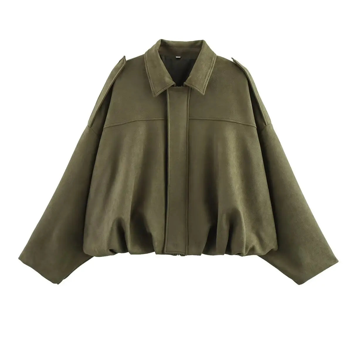 Women's new Jackets Autumn Fashion Loose Bat Sleeves Elegant/Women's Jackets Chic Street Youth Autumn Long Sleeves Coats