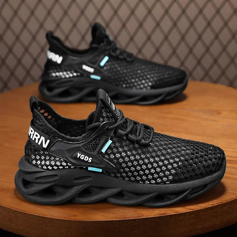 Men's Summer Mesh Sneakers Breathable for Casual Outdoor Running/Tennis Hiking & Luxury Platform Loafers Style