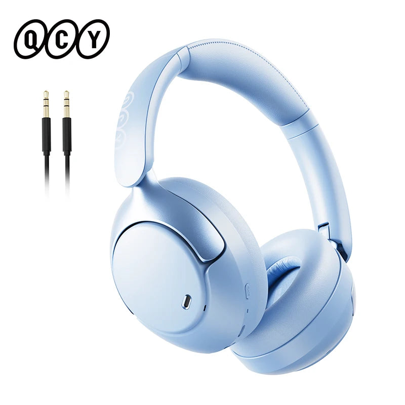 QCY H3 PRO Adaptive ANC Wireless Headphones Over Ear Headset/50dB with LDAC Hi-Res Wireless Audio Bluetooth 5.4 Dual Connection