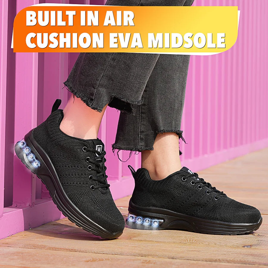 Four seasons women's puncture-proof/daily casual safety shoes