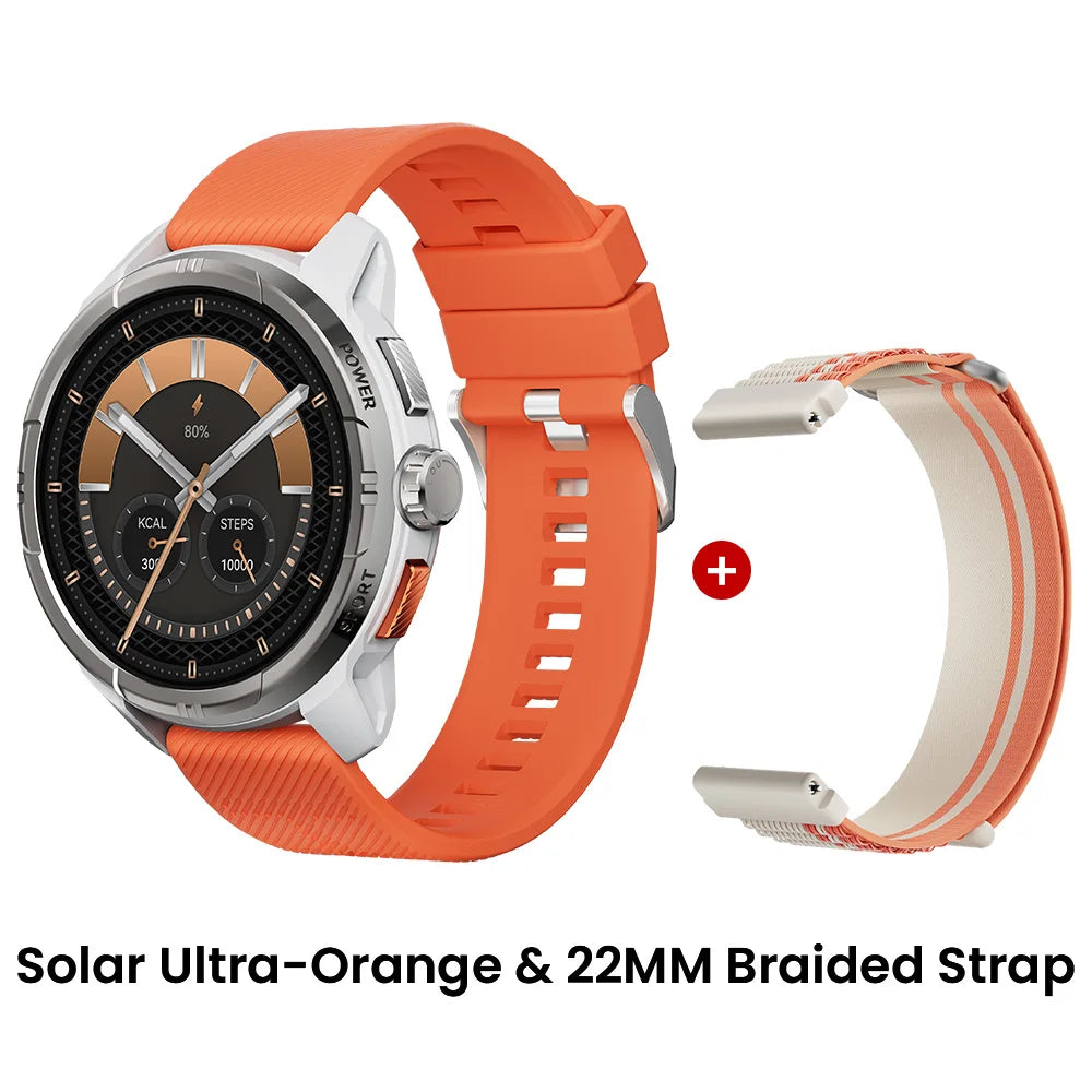 HAYLOU Solar Ultra GPS Smart Watch 1.6” AMOLED Display 60Hz Refresh Rate/Bluetooth Calls 5ATM Water Resistance Sports Smartwatch