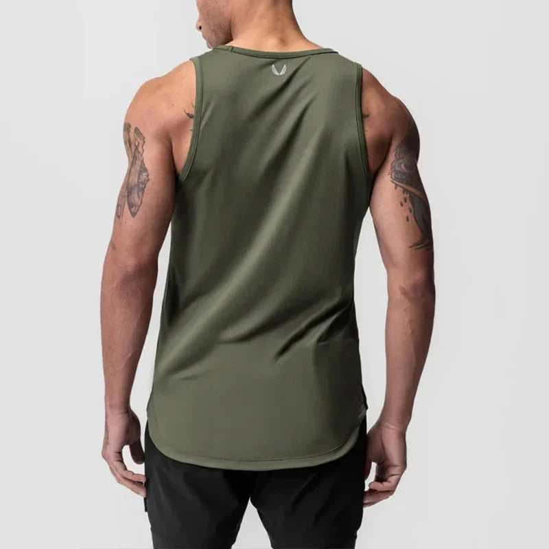 Men's Summer Casual Clothing Breathable Sport Basketball/Tank Top Gym Fitness Workouts Quick Dry Sleeveless Shirts Running Vest