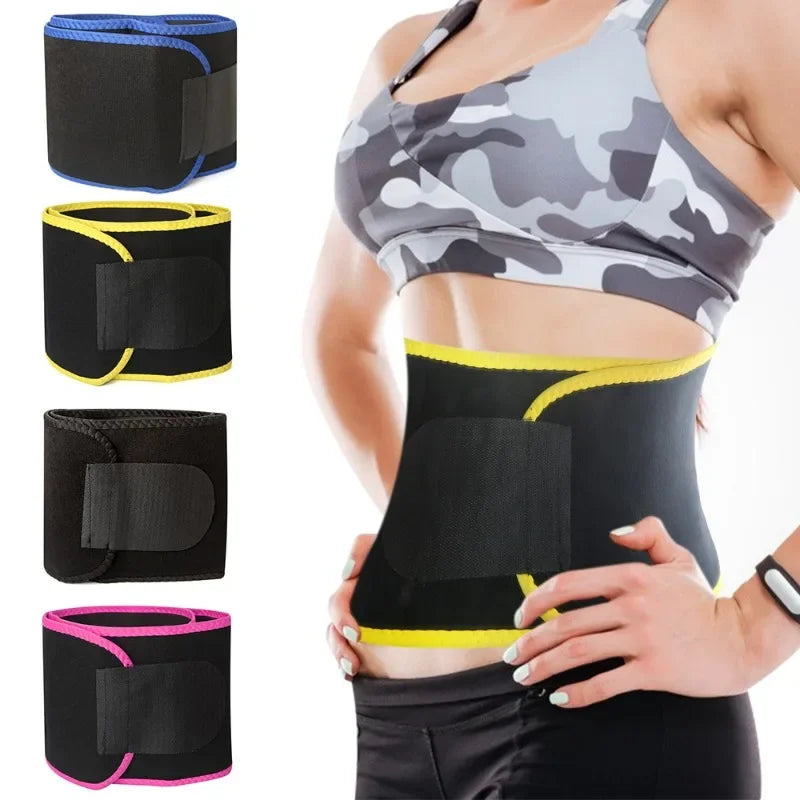 Gym Lumbar Belt Adjustable Fitness Body Shaping Belt Pilates/Yoga Bodybuilding Sport Workout Waist Support for Men Women