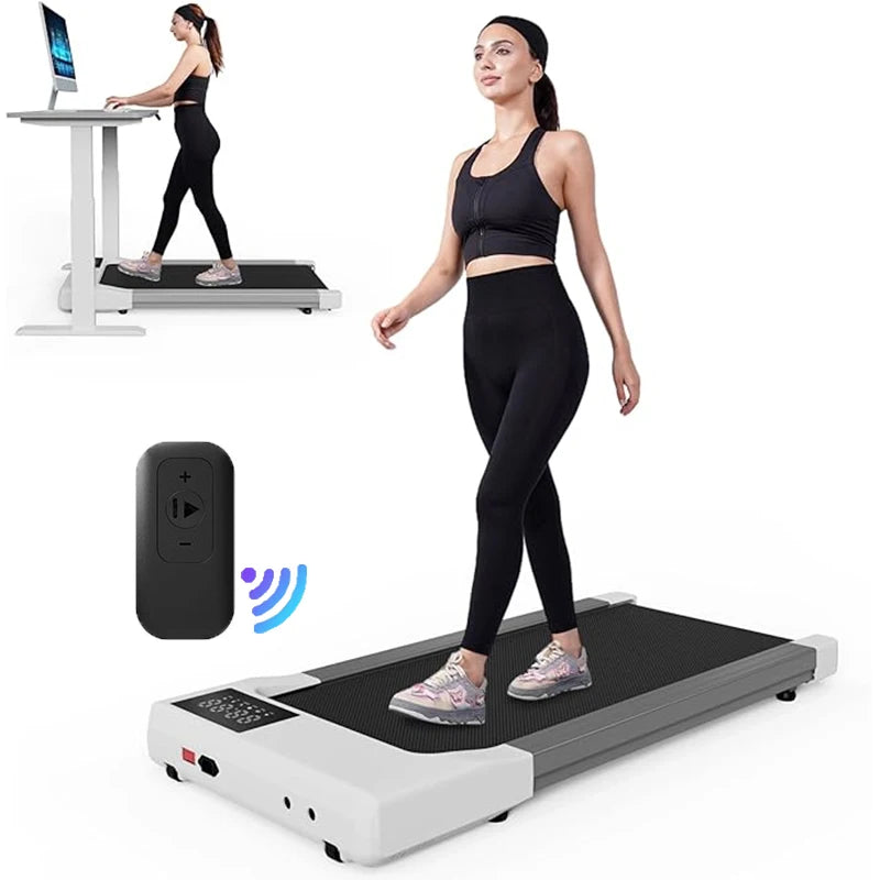 Treadmills 39.37inch Running Belt 2in1 Under Desk for Home Office Treadmill/Walking pad 2.5HP Remote Control 5MPH Exercise Machine