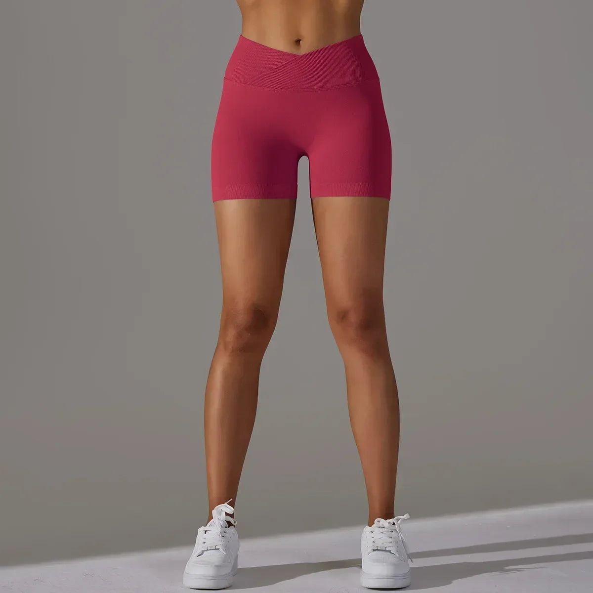 Women High Waist Workout Fitness Yoga Shorts Gym Push Up/Yoga Leggings Scrunch Butt Seamless Sports Shorts