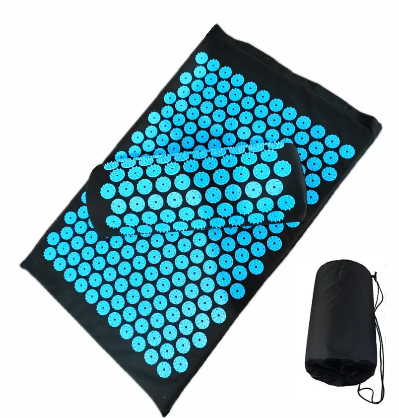 Massager Mat Shakti Mat Massage Yoga Mat Acupressure Relieve Stress/Back Body Pain Spike Mat Acupuncture Massage Cushion