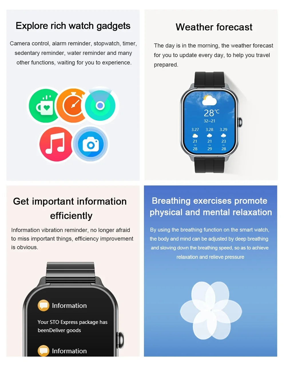 New 2-In-1 Smart Watch With Ear Buds For Men 2 Inch NFC Wireless Call/Fitness Music Control For Huawei Smartphone