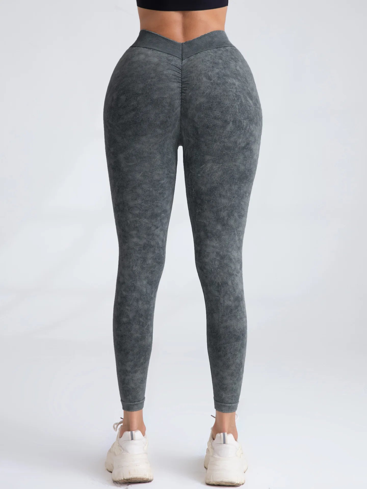 V Back Yoga Pants Women Workout Sport Leggings Fitness Seamless Leggings/Girl Gym Tights Scrunch Push Up Sportswear
