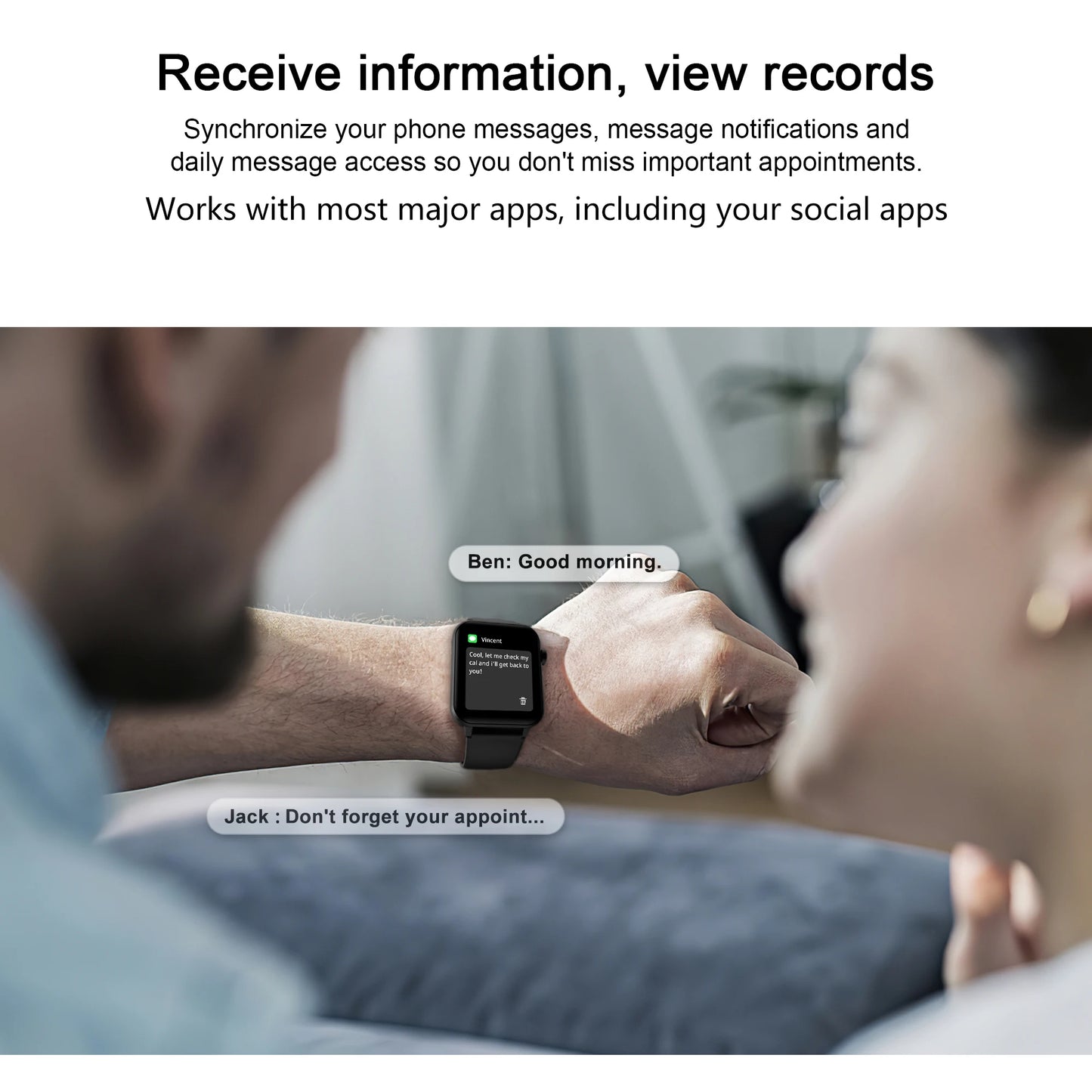 Blackview R30Pro Gray Smartwatch 1.85'' BT Call Waterproof Smart Watch Heart Rate/SpO2 Monitor Man Woman Watches for Android IOS