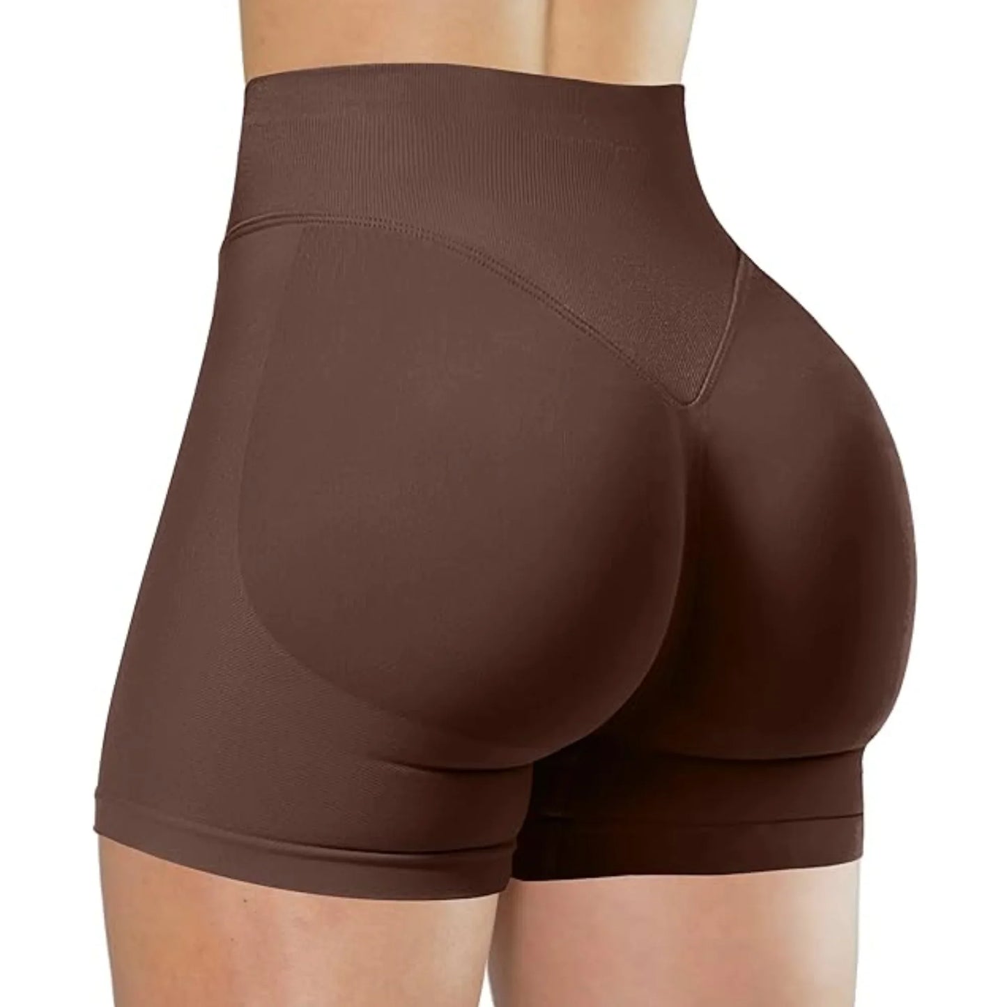 Summer High Waisted Yoga Shorts Fashionable/and Sexy Running Fitness Pants Solid Color Yoga Leggings