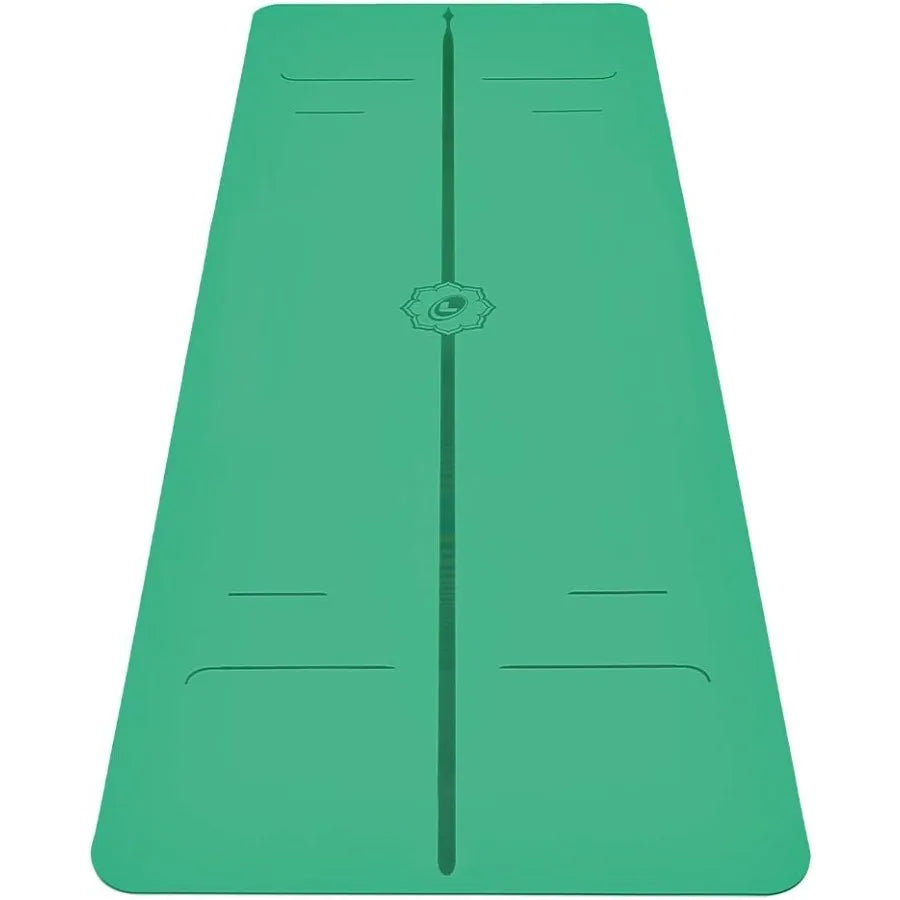 Evolve Yoga Mat Free Yoga Bag Included Patented Alignment System Grip/Nonslip Ecofriendly Sweat Resistant Long Wide Yoga Mat