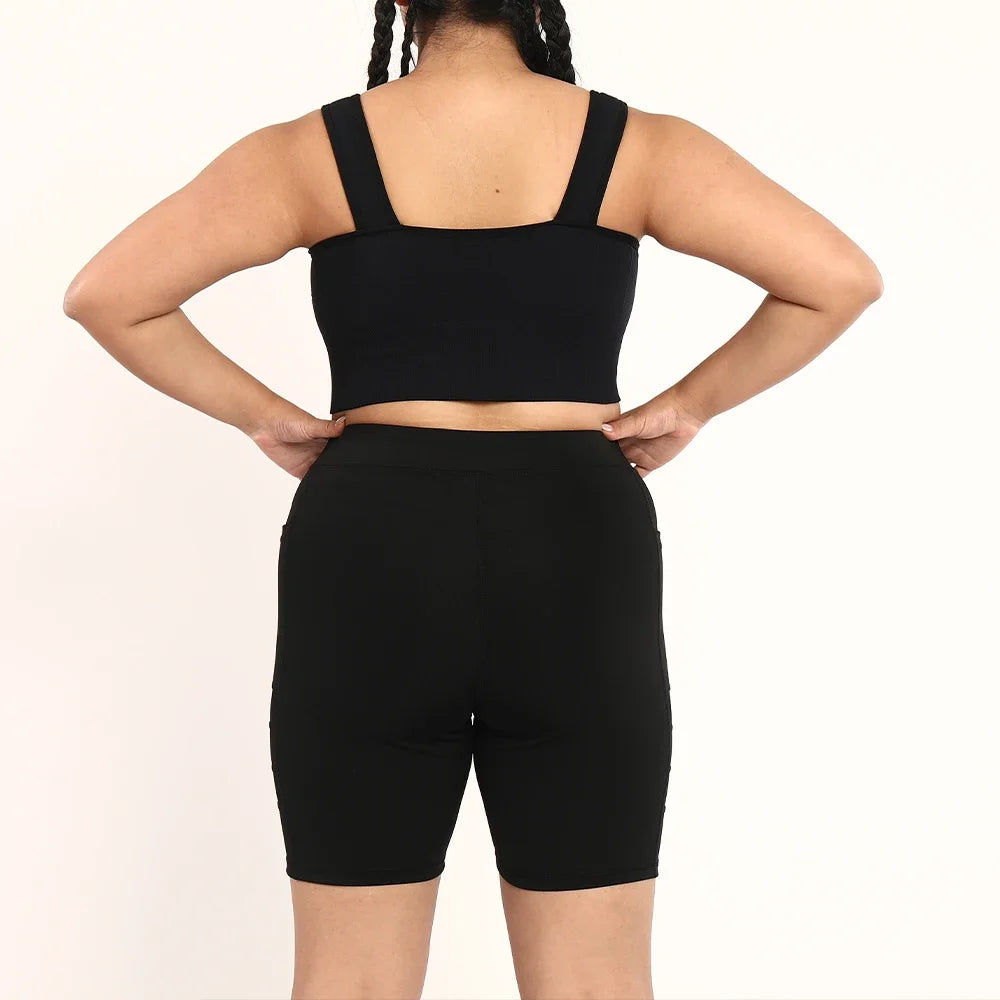 Plus Size Women Screw Thread Seamless Sports Bra Yoga Crop Top/Fitness Running Solid Gym Tank Tops Women