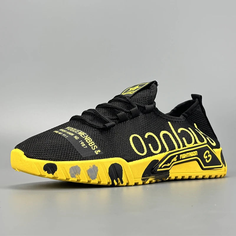 Men's lightweight sports shoes summer new breathable mesh/versatile men's shoes anti slip soft sole running shoes men's sneakers