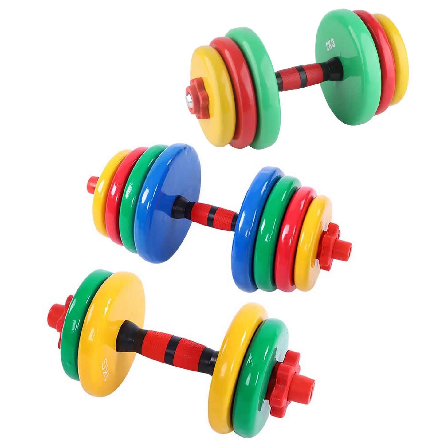 Colorful Removable Non Slip Grip Fitness Gym Home Weight Lifting Hand/Dumbbell Colorful Dumbbell Fitness Dumbbell Hand Dumbbell