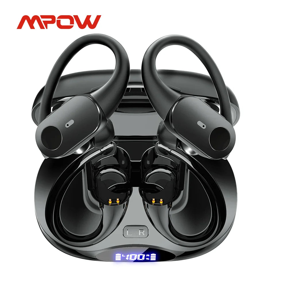 Mpow Deep Bass Wireless Earbuds Bluetooth/5.3 TWS Earphones in-Ear LED Display Waterproof
