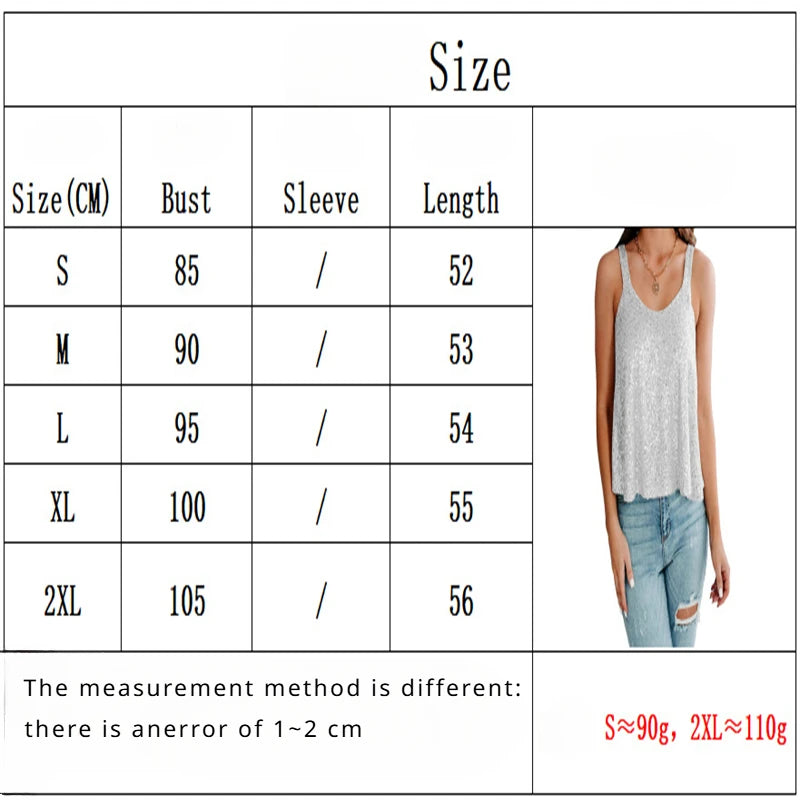 Sleeveless Sequin Tank Tops/Women's Party Top Halter Top