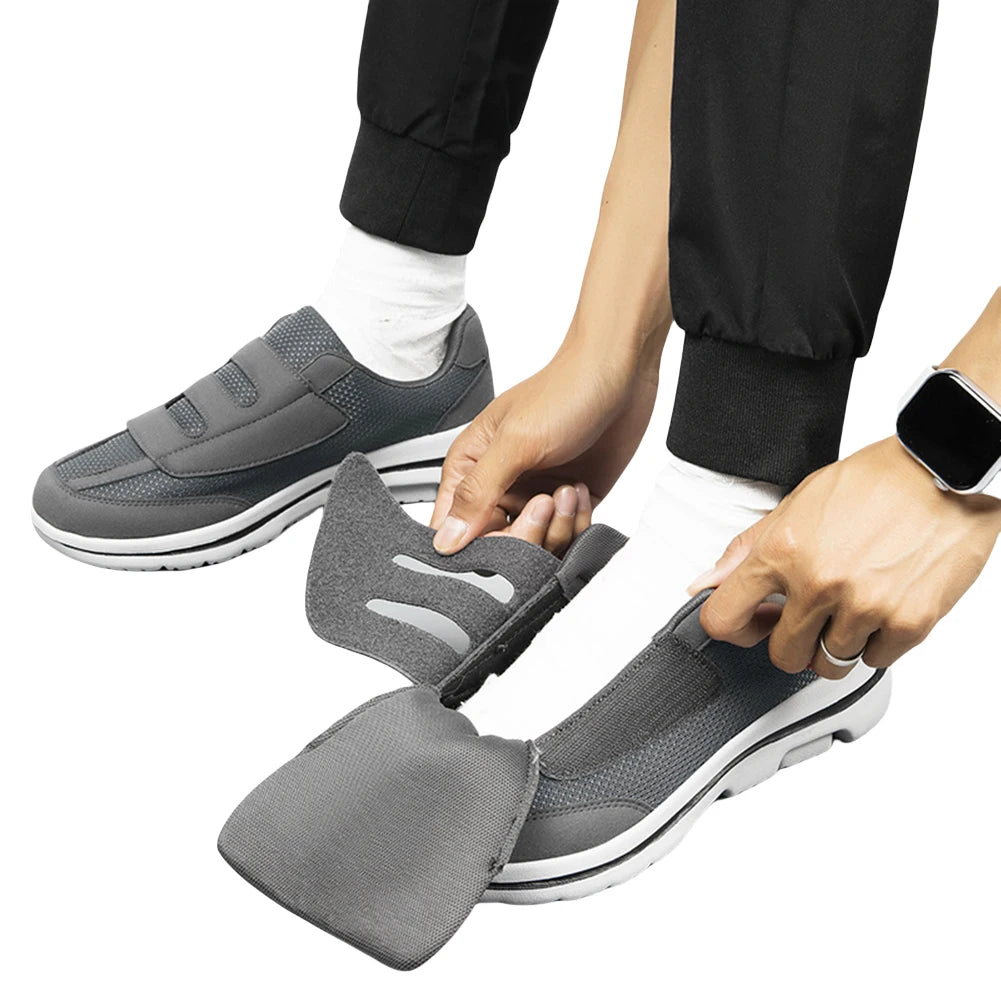 Diabetic Shoes Wide Walking Shoes with Adjustable Closure Lightweight/Edema Sneakers Non-Slip Hook and Loop Sneakers