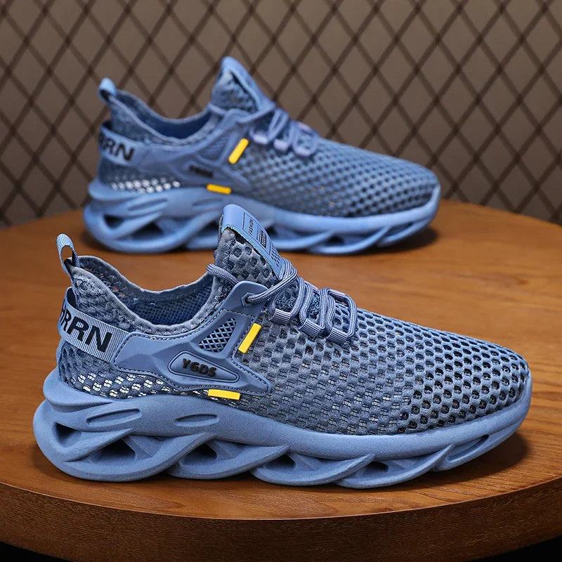 Men's Summer Mesh Sneakers Breathable for Casual Outdoor Running/Tennis Hiking & Luxury Platform Loafers Style