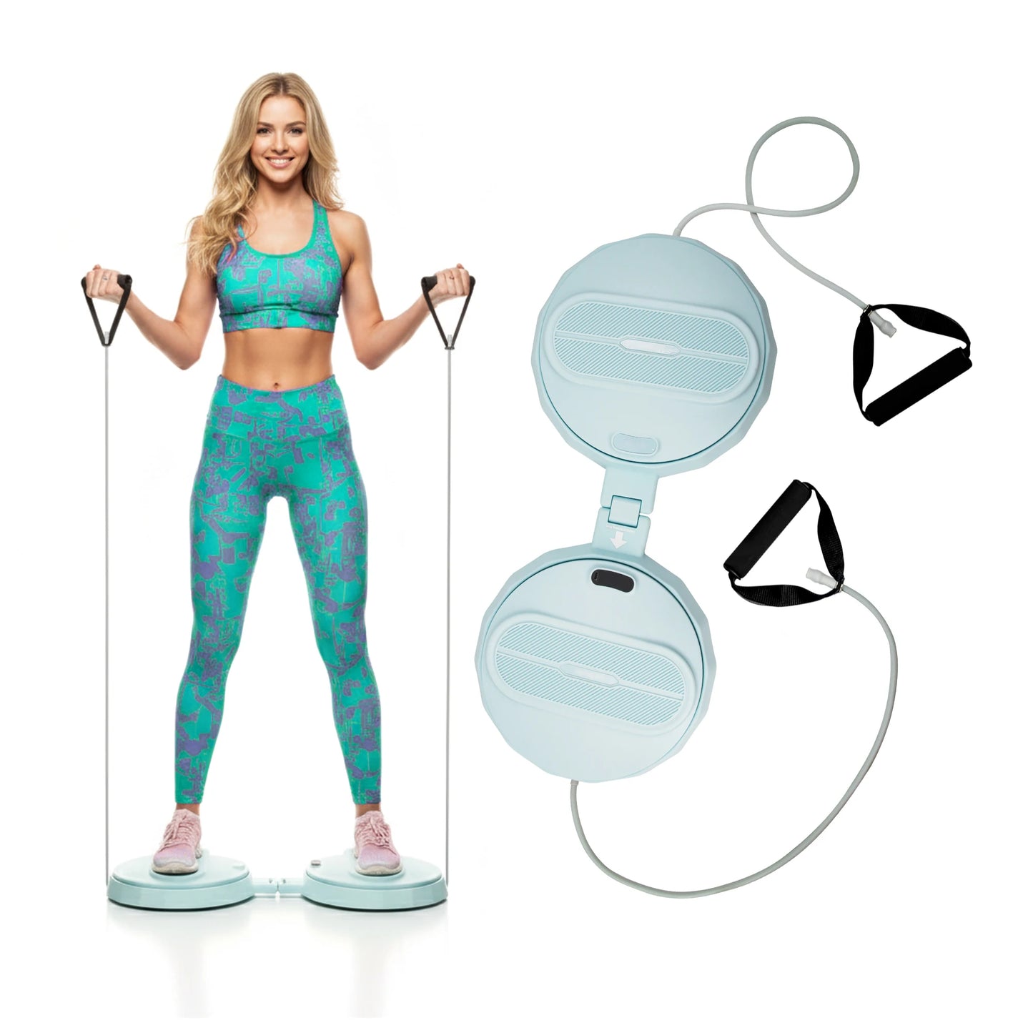 Waist Twister Machine Exercise Tool, Ab Twister Board with the Smart/LED Digital Monitor, Noiseless Ab Twister for Home Gym