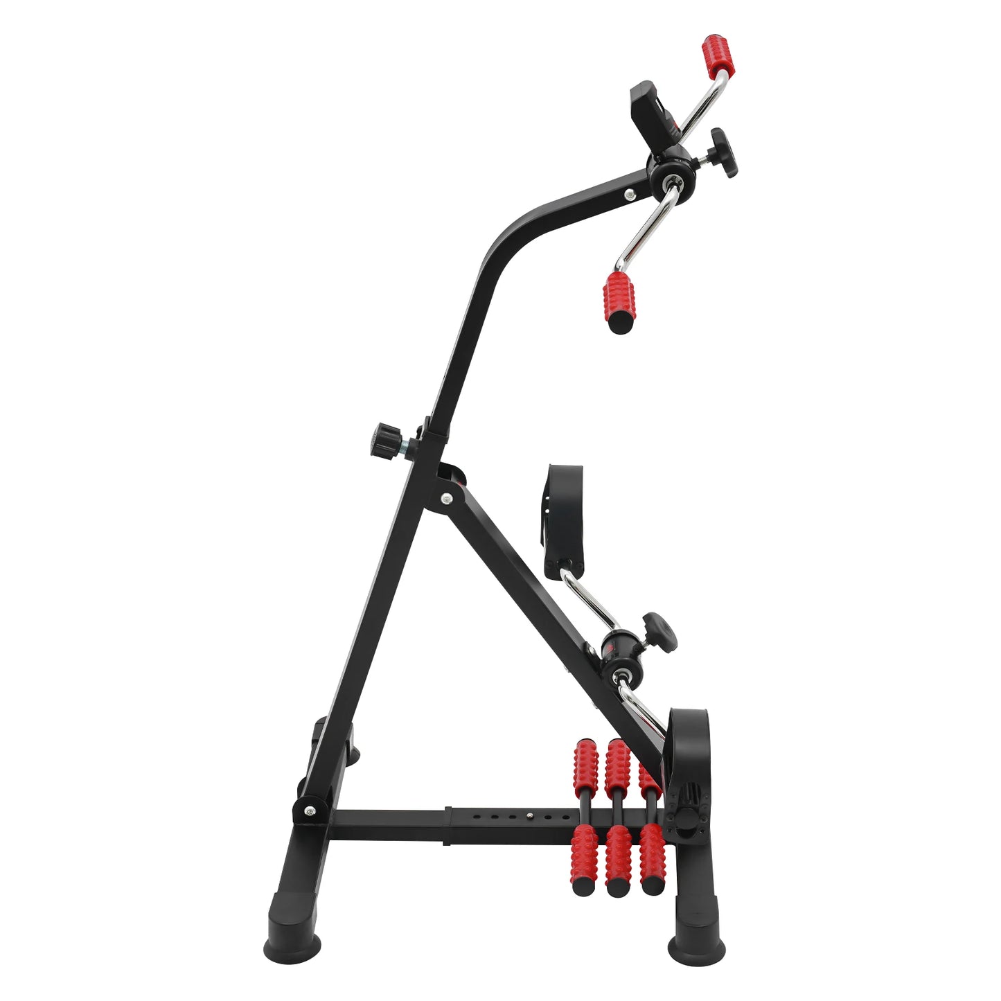 Bike Pedal Exerciser Height/Intensity Adjustable Portable Physical Therapy/Tool Leg Pedal Training Equipment Space Saving