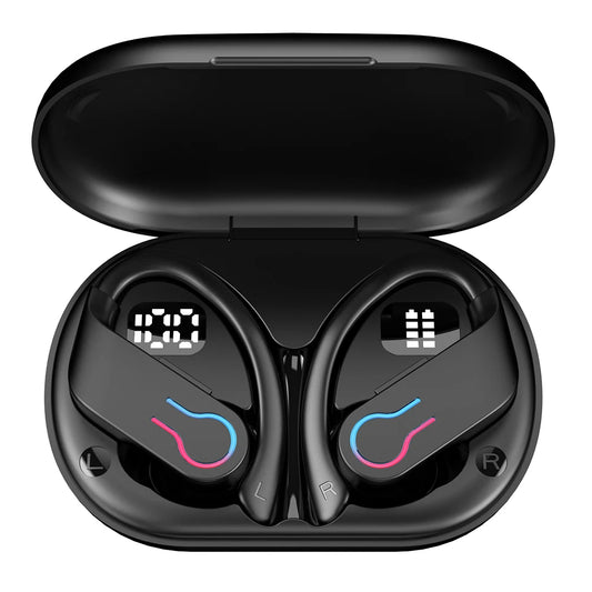 Mpow Q63 Bluetooth 5.3 Earphones Sports Headset Wireless In-Ear/200H Standby Time IPX7 Waterproof HiFi Stereo Gaming Earbuds