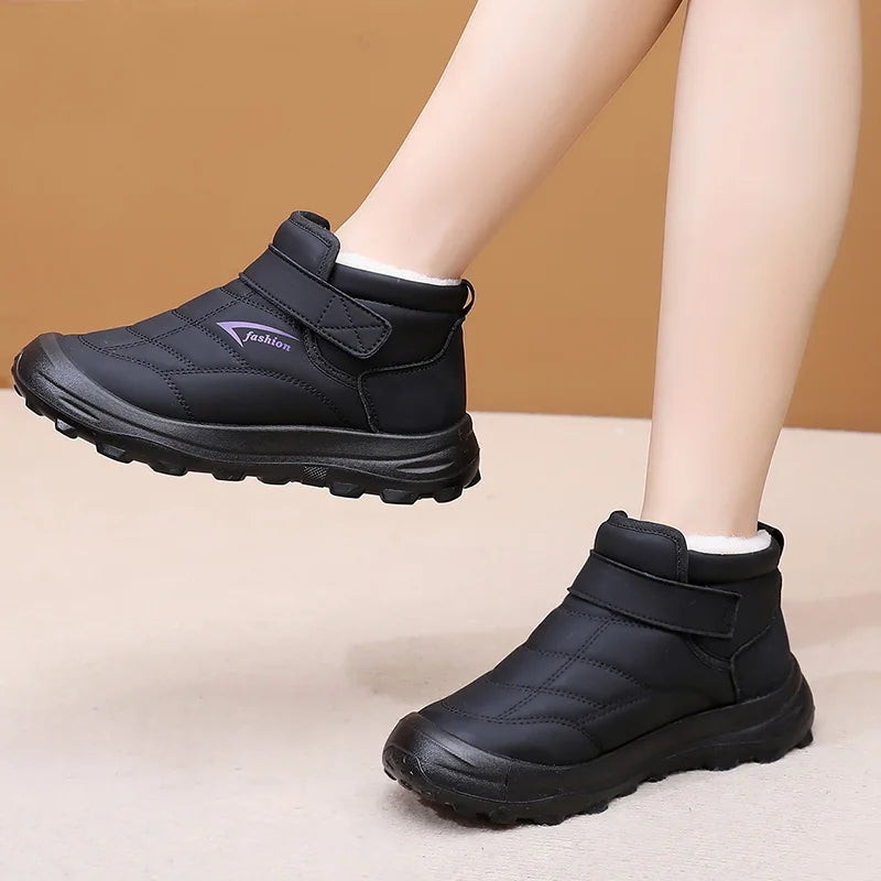 Women's cotton shoes for winter warm and comfortable casual/and versatile waterproof and anti-slip wear-resistant