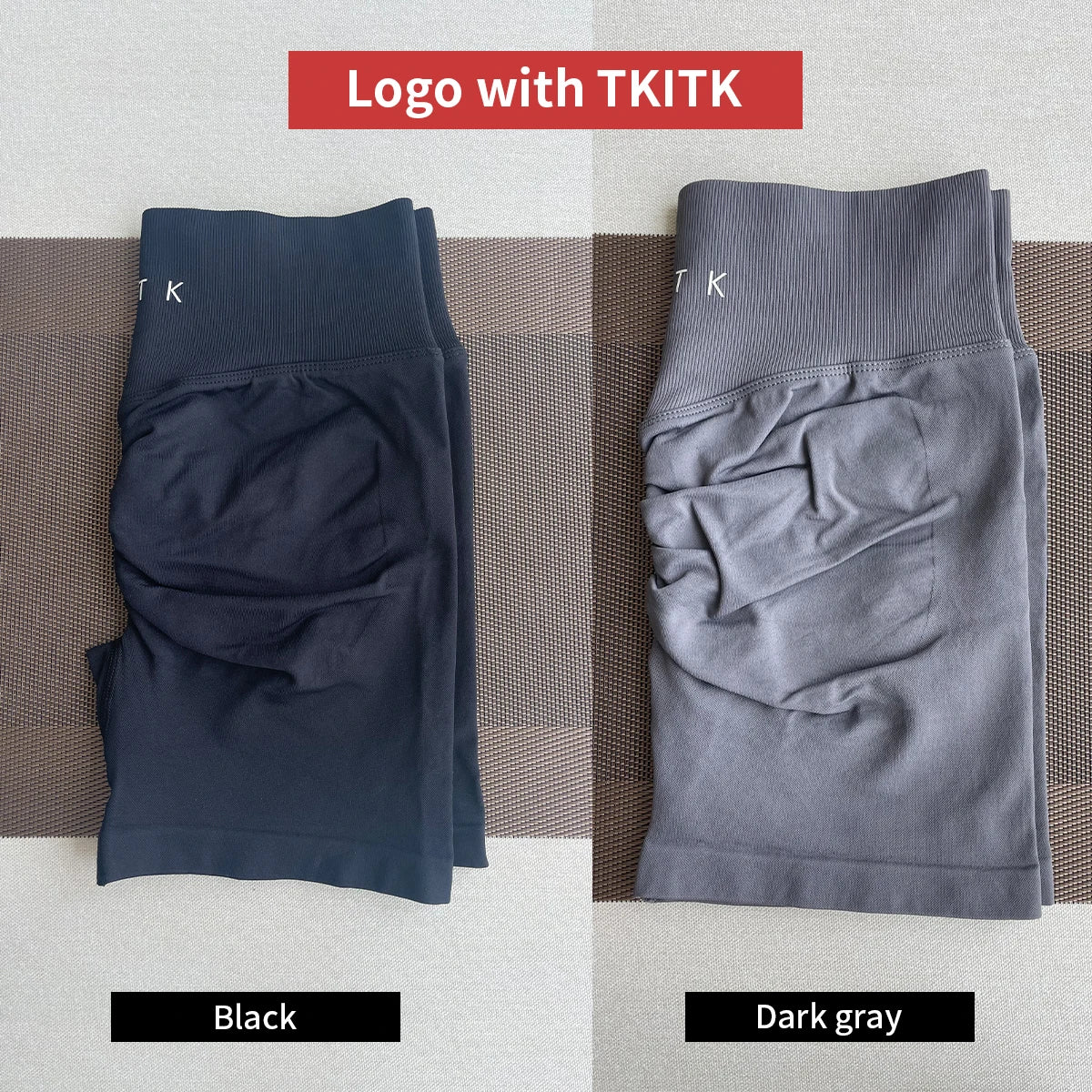 Newly listed price 2 Pcs TKITK Shorts Pro Solid Seamless Women Soft/Fitness Outfits Yoga shorts Gym Running Bike Wear