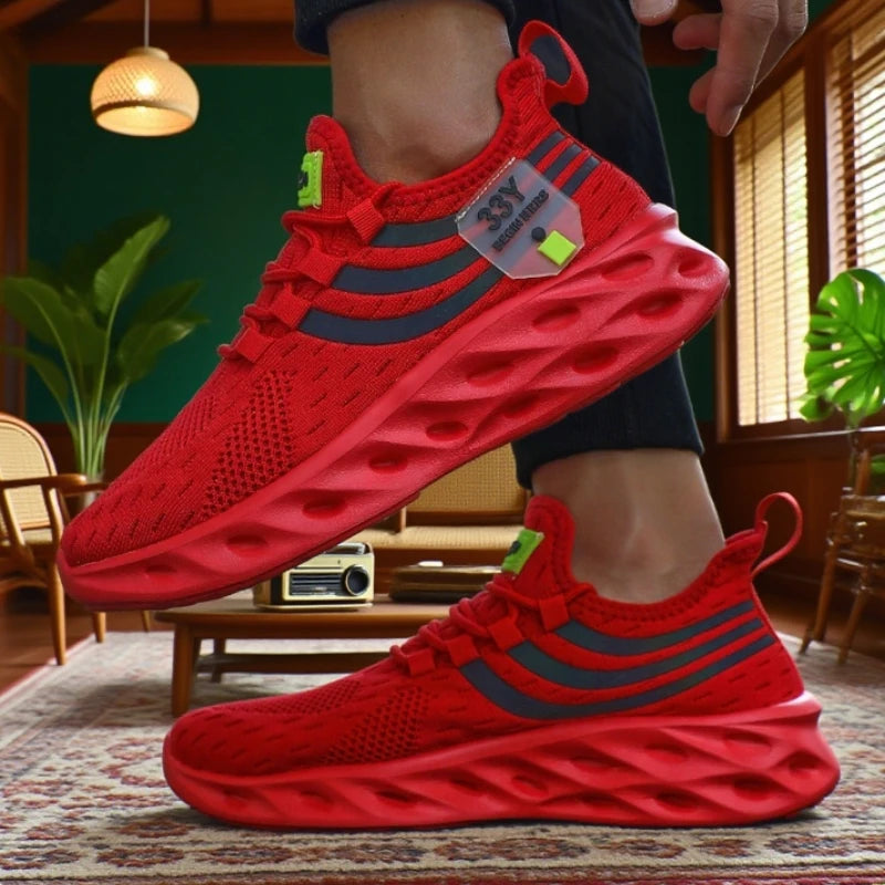 Trending Women Running Shoe New Large Size Women Design Breathable/Height Increasing Sneakers Soft Soled Cushioned Mesh Sneakers