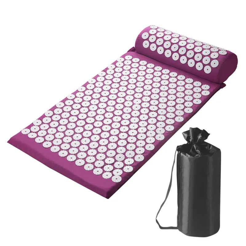 Massager Mat Shakti Mat Massage Yoga Mat Acupressure Relieve Stress/Back Body Pain Spike Mat Acupuncture Massage Cushion
