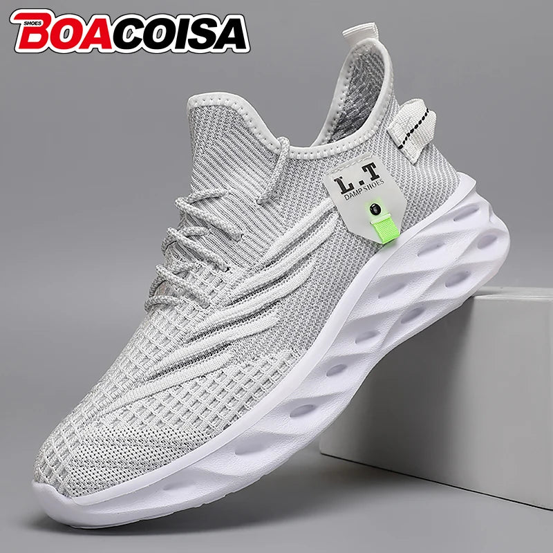 Man Running Shoes Comfortable Breathable Men's Sneakers Casual/Antiskid Wear-resistant Jogging Men Women Outdoor Sports