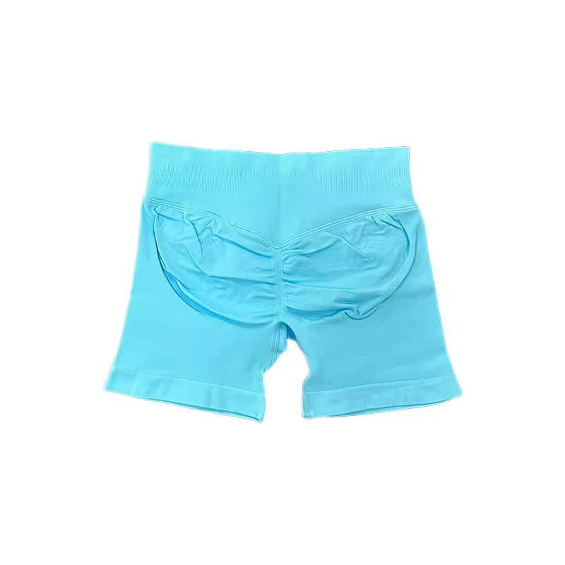 Impact Shorts with Logo Women Seamless Yoga Shorts/Scrunch Gym Shorts Workout Biker Short Fitness