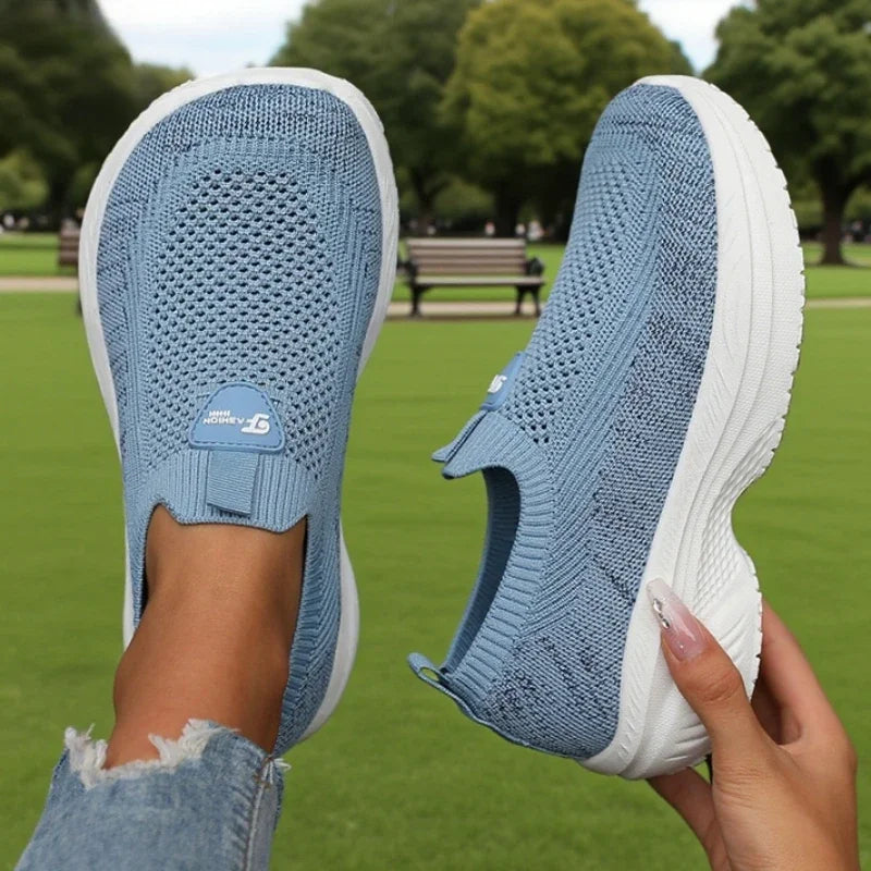 Walking Shoes for Women Lightweight Soft Sole Platform Mesh Sneakers/New Breathable Comfortable Versatile Women's Sneakers