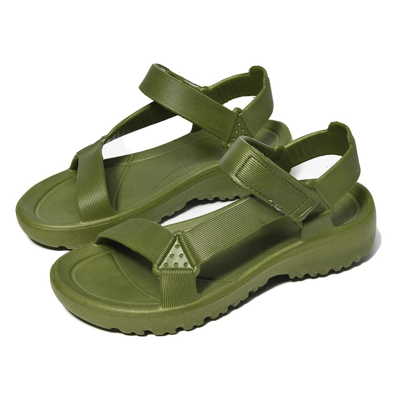 Women's Sandals Fashion Trend Anti-slip Wear-resistant Lightweight/EVA Flat Sandals for Women Outdoor Beach Shoes for Women