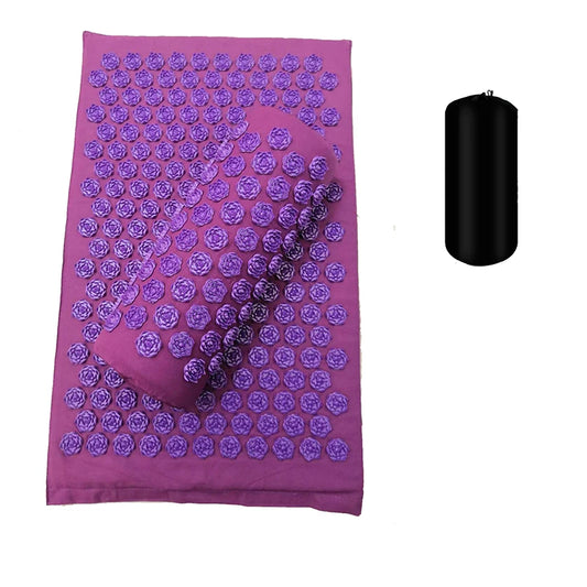 Massager Mat Shakti Mat Massage Yoga Mat Acupressure Relieve Stress/Back Body Pain Spike Mat Acupuncture Massage Cushion